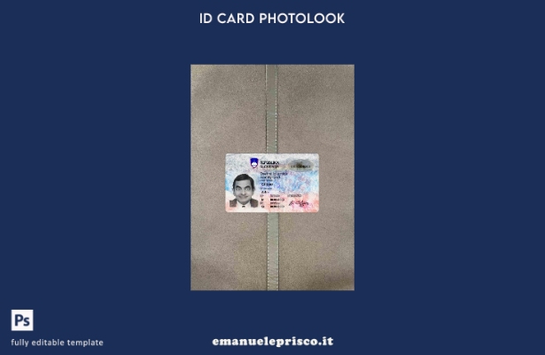modello FRONTALE photolook ID Slovenia stile verificato